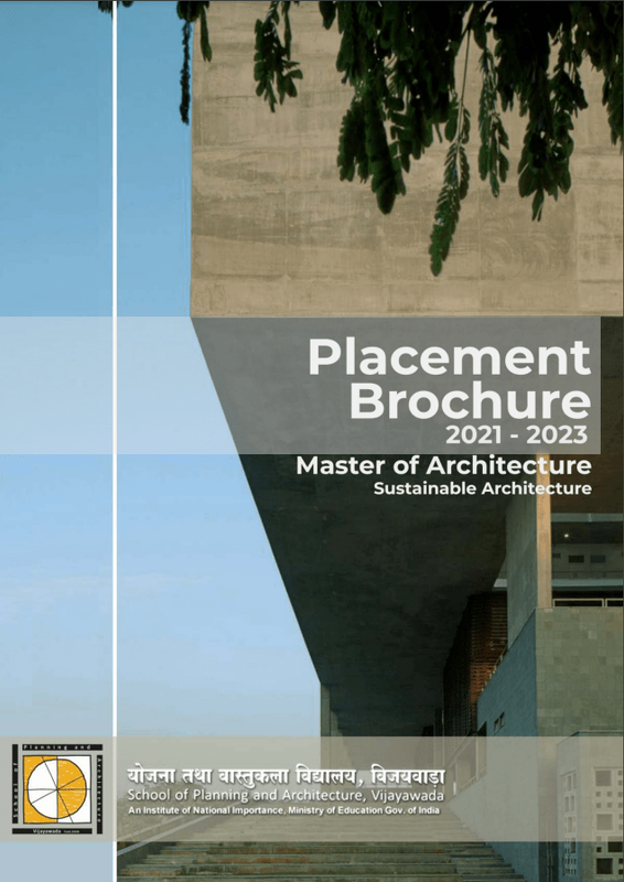M.Arch Sustainable Architecture 2023