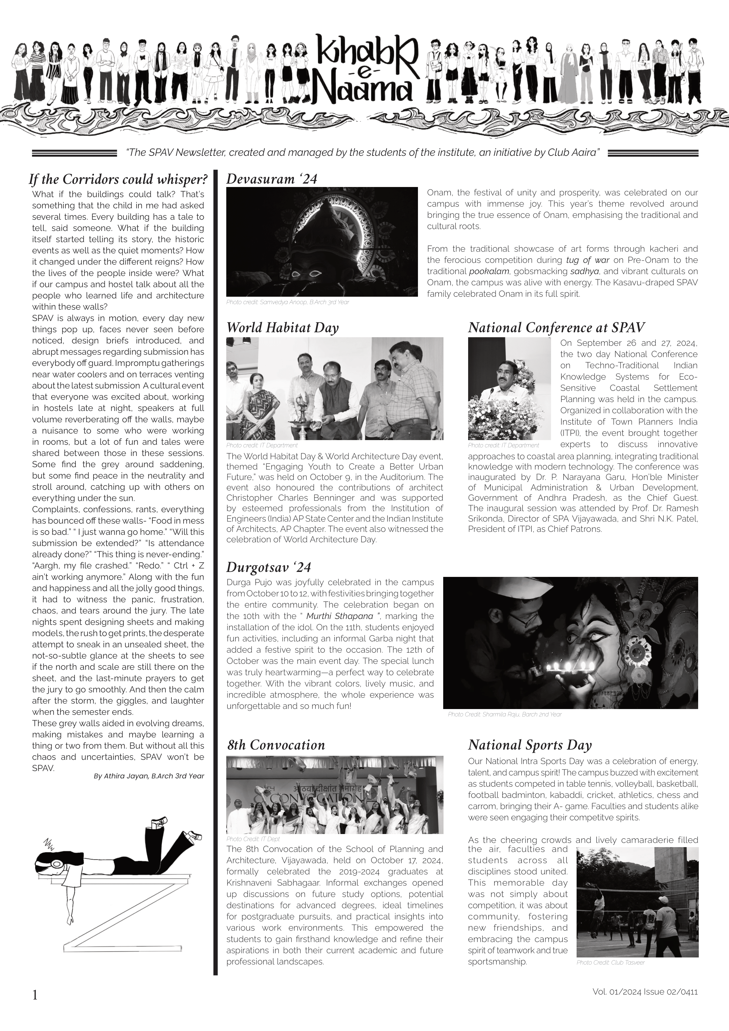 SPAV Newsletter Vol II Issue 1 October 2024 cover