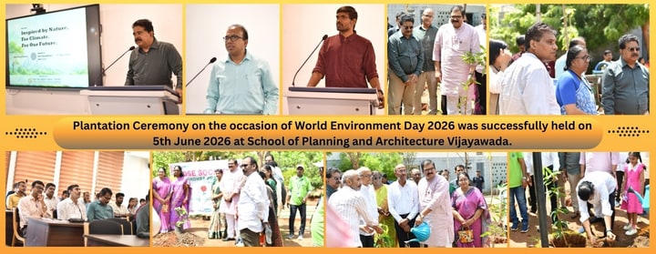 Plantation Ceremony celebrating World Environment Day 2026 at SPA Vijayawada on 5th June 2026
